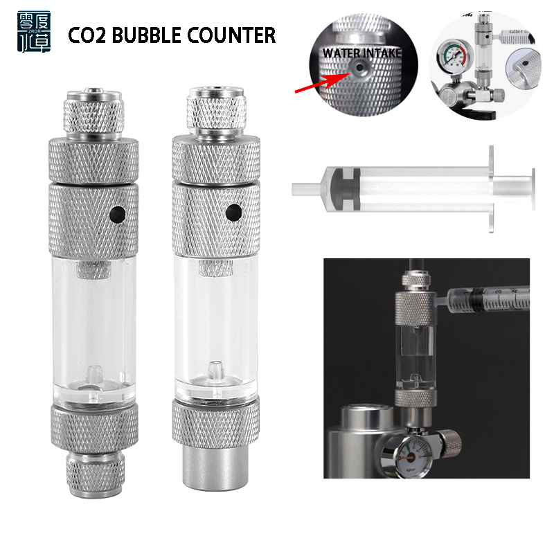 Planted Aquarium Co2 - Akvaryum CO2 Kabarcık Ölçer Su Enjeksiyonlu