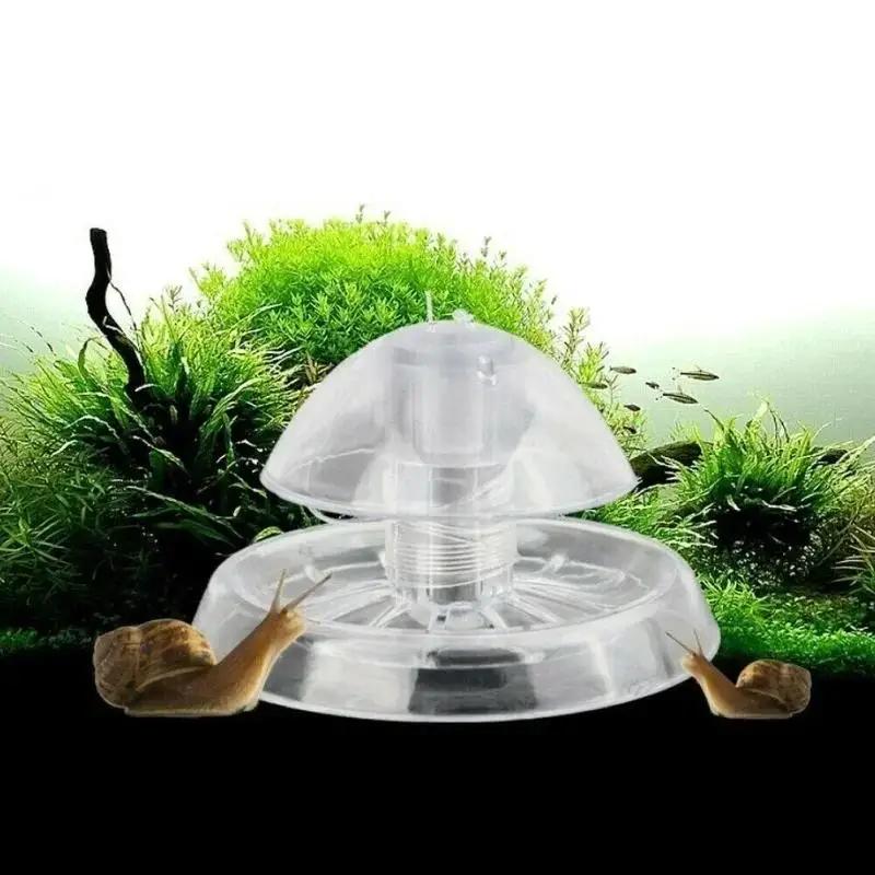 Aquarium Planted Tank - 2026 Yeni 6/8CM Şeffaf Plastik Salyangoz