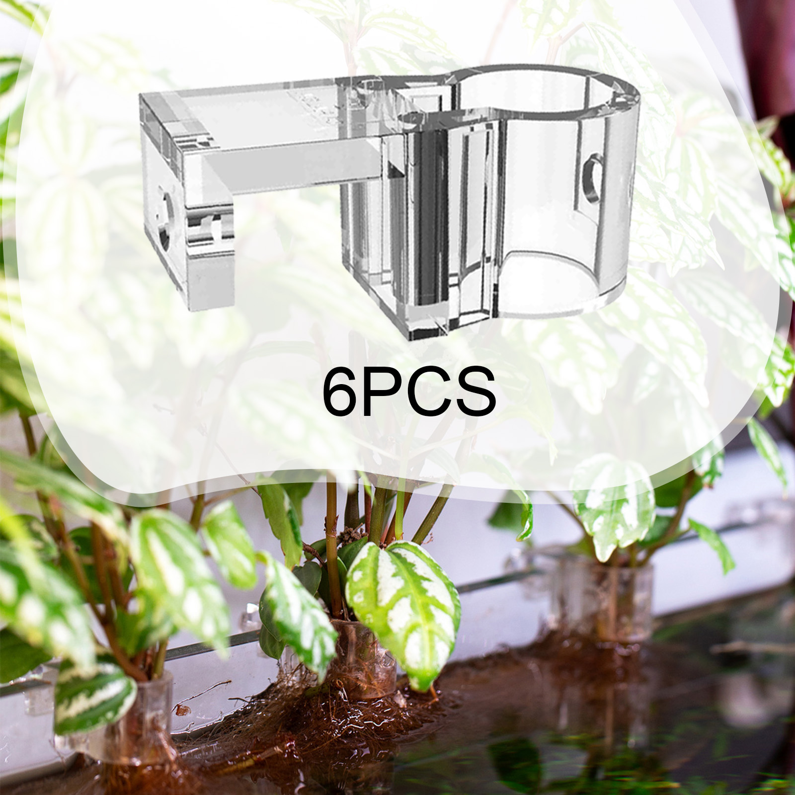 Planted Aquarium Mini - 6 Adet Akvaryum Bitki Tutucu Destek