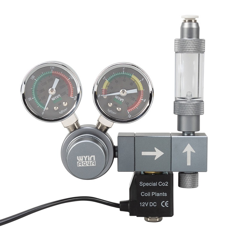 Planted Aquarium Co2 - Akvaryum CO2 Regülatörü Çift Göstergeli Solenoid