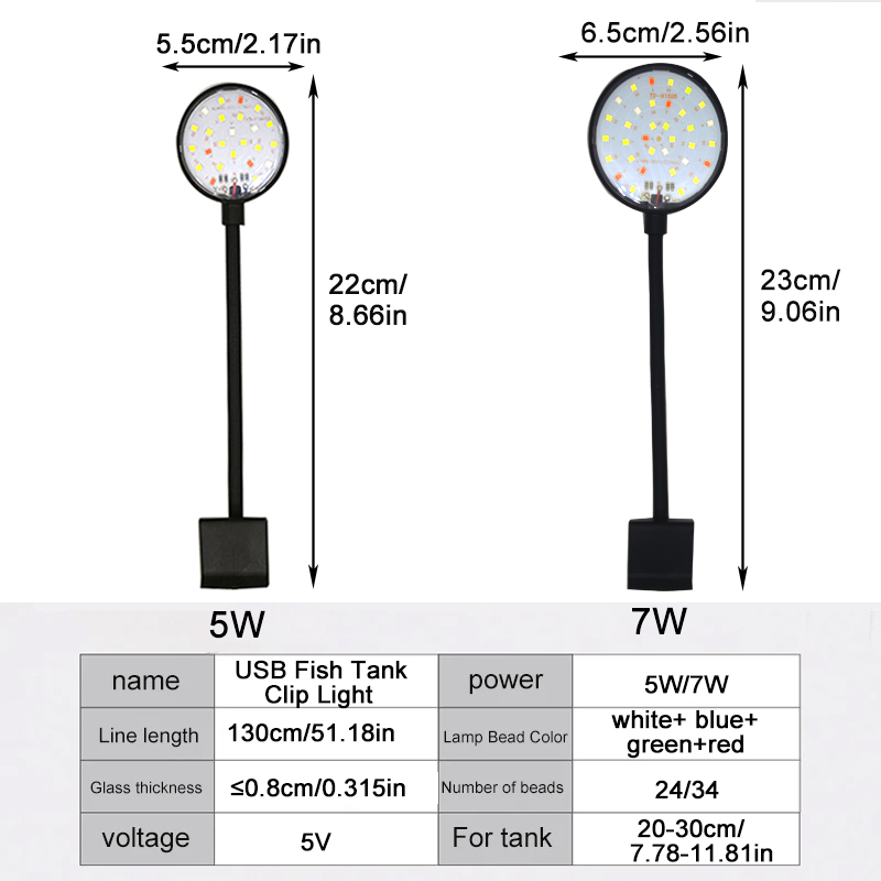 USB Akvaryum LED Lambası Balık - Planted Aquarium Mini incelemesi ve fiyatı