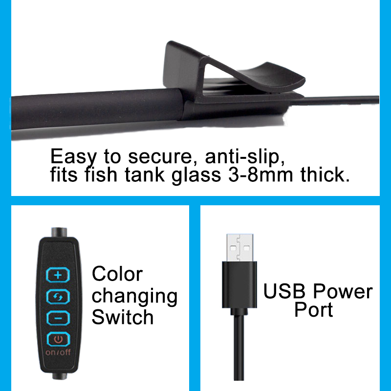 USB Akvaryum LED Lambası Balık - Planted Aquarium Mini incelemesi ve fiyatı